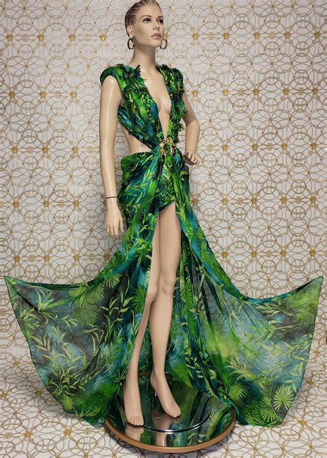 versace little green dress|jennifer lopez Versace jungle dress.